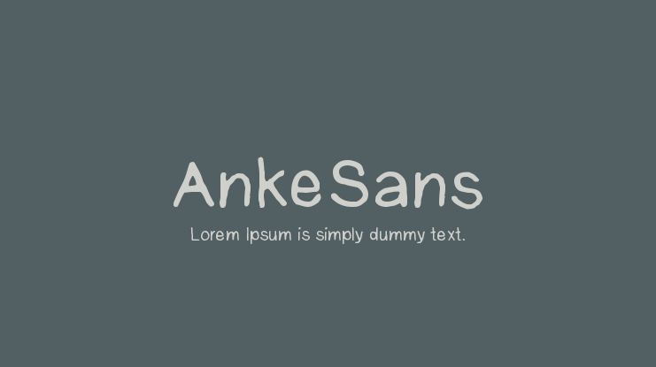 AnkeSans Font