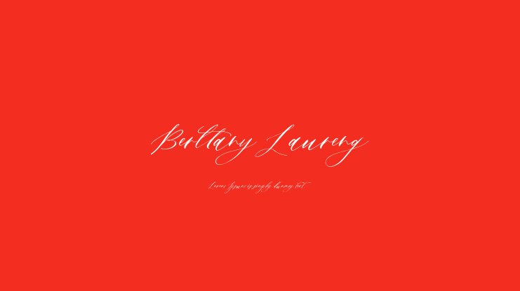 Berttany Laureng Font