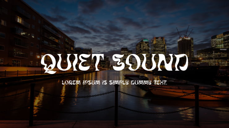 Quiet Sound Font