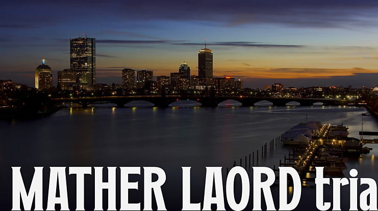MATHER LAORD trial Font