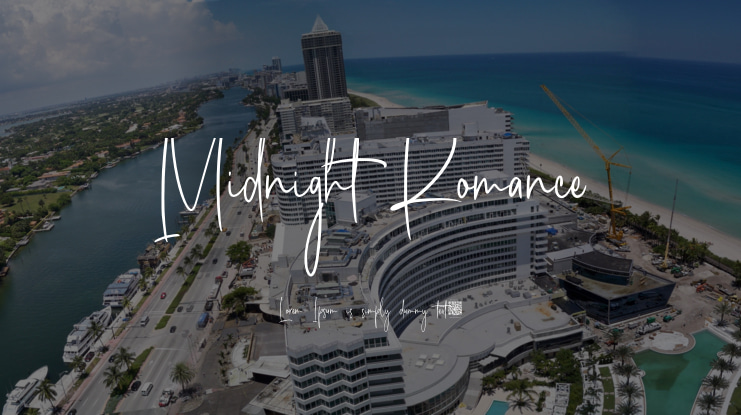 Midnight Romance Font