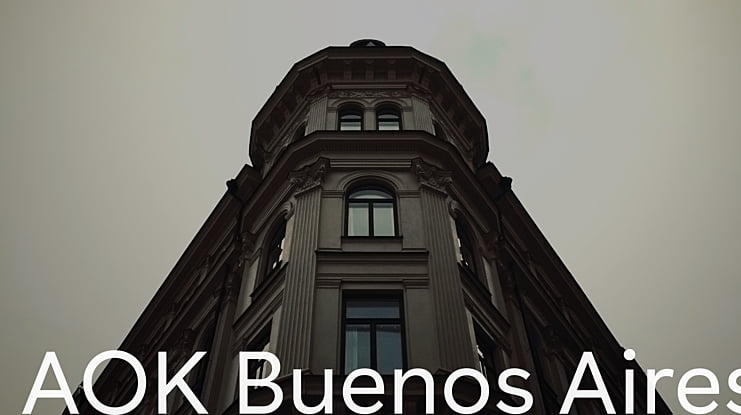 AOK Buenos Aires Font Family