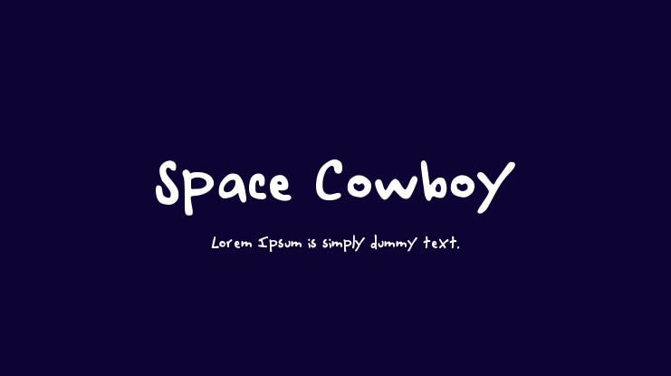 Space Cowboy Font