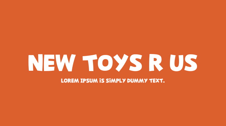 New Toys R Us Font