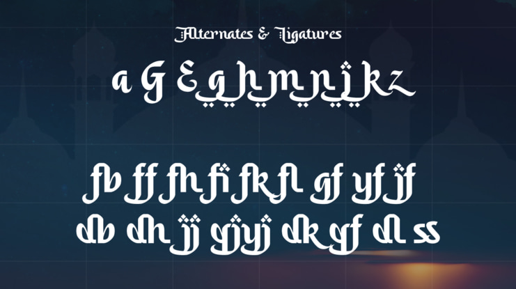 Saleha An Arabic Font Style