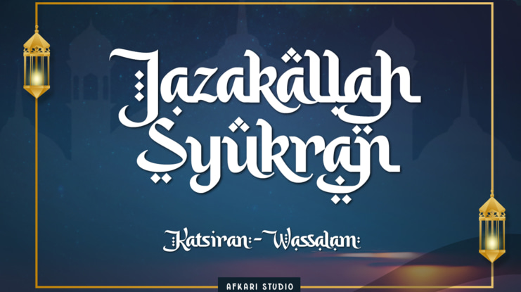 Saleha An Arabic Font Style