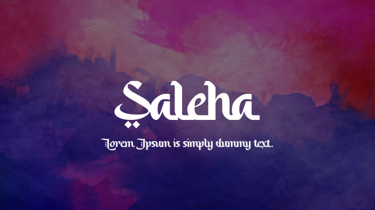 Saleha Font