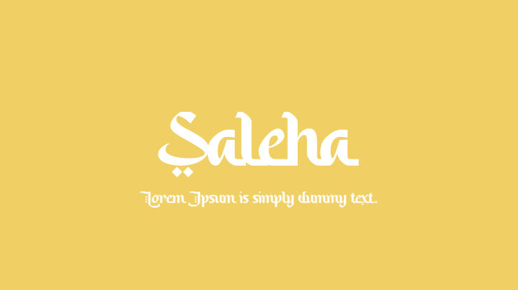 Saleha Font