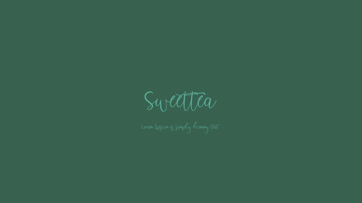 Sweettea Font