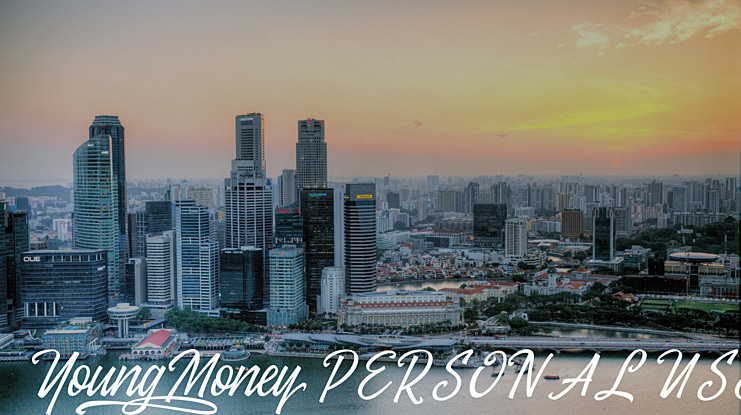 Young Money PERSONAL USE Font