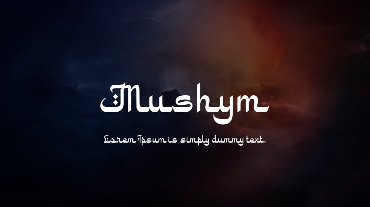 Mushym Font
