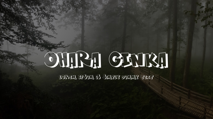 OHARA GINKA Font