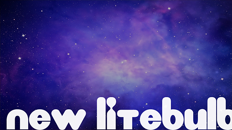 New LiteBulb Font