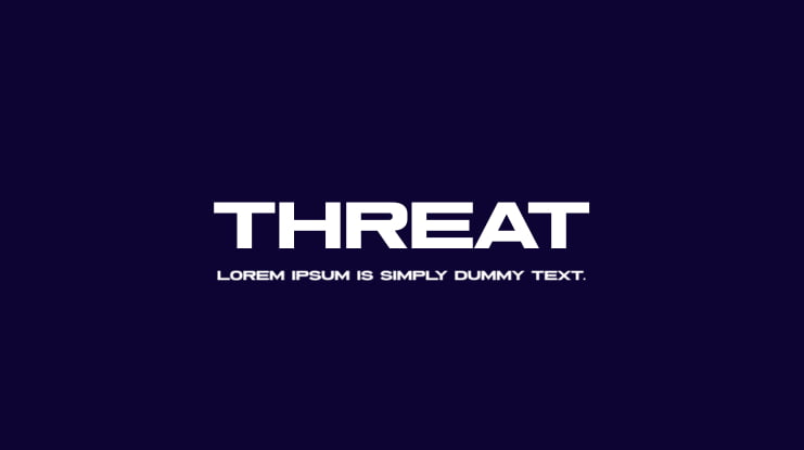 Threat Font