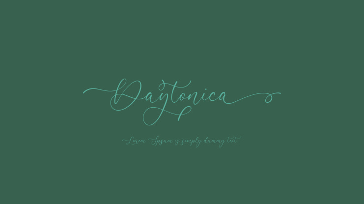 Daytonica Font