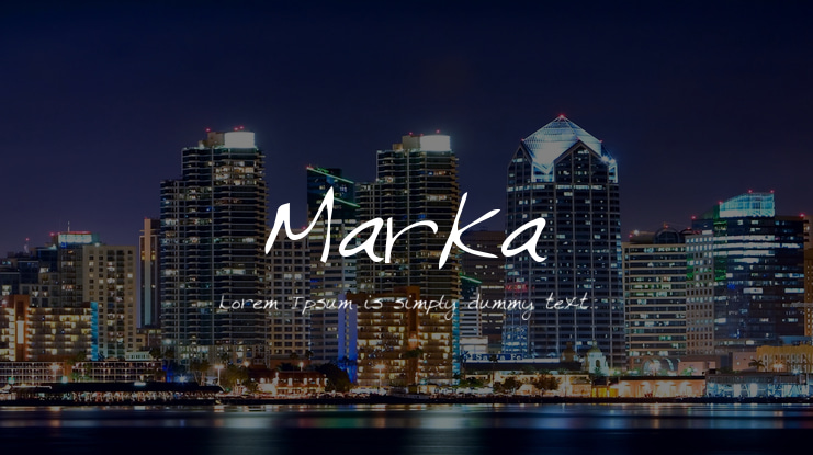 Marka Font
