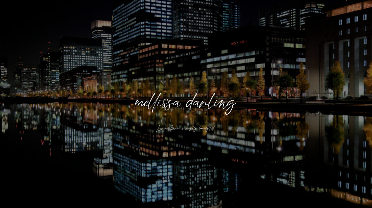 mellissa darling Font