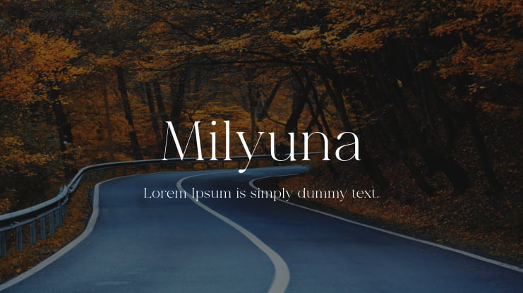 Milyuna Font