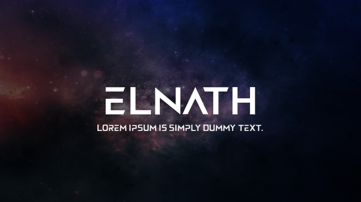 ELNATH Font