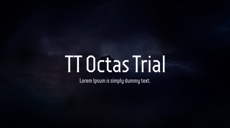 TT Octas Trial Font Family