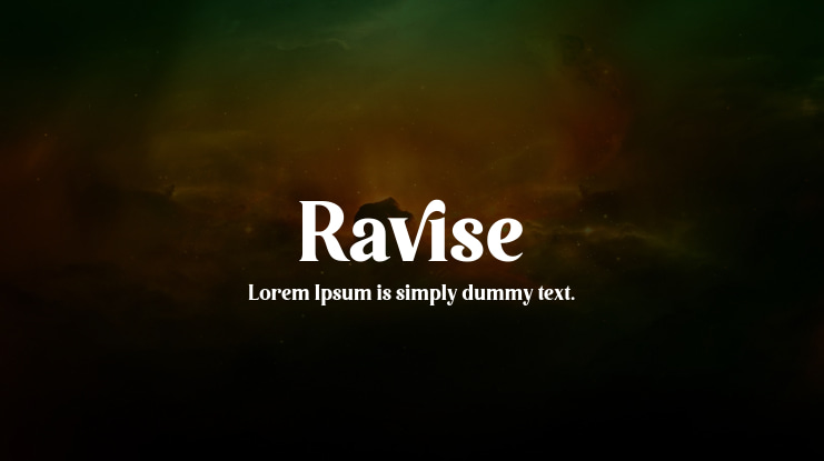 Ravise Font