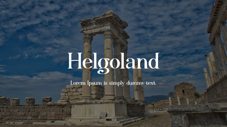 Helgoland Font