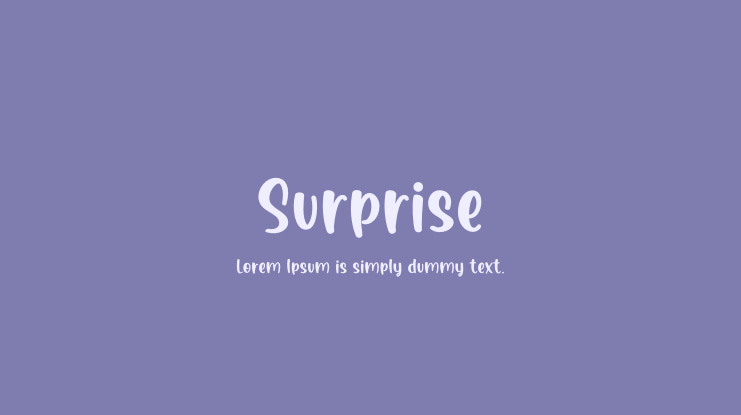 Surprise Font