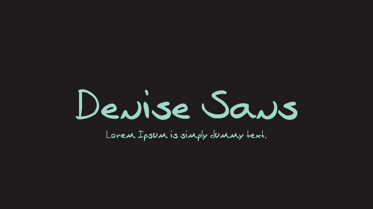 Denise Sans Font