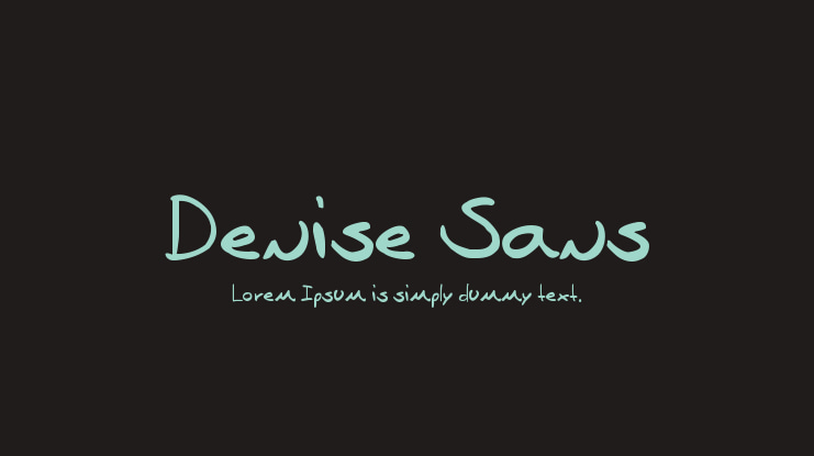 Denise Sans Font