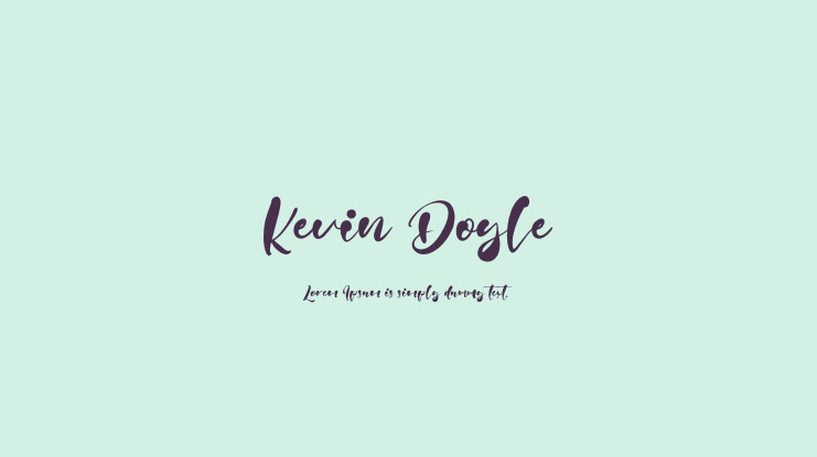 Kevin Doyle Font