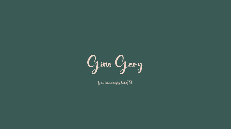 Gino Gary Font