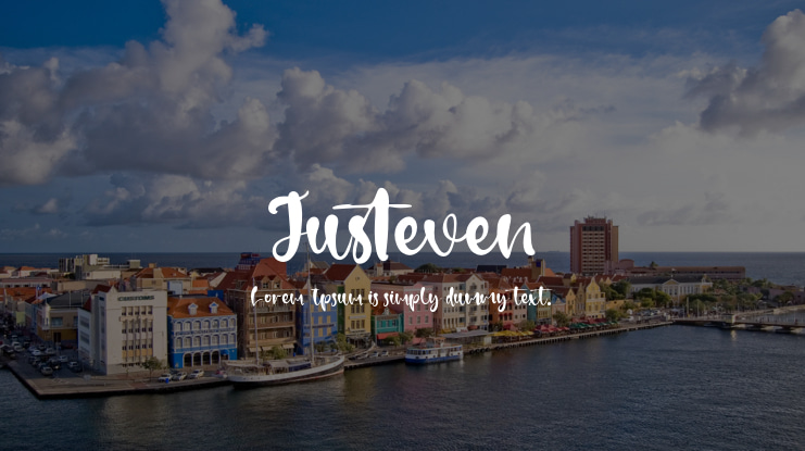 Justeven Font