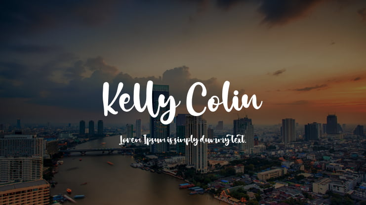 Kelly Colin Font