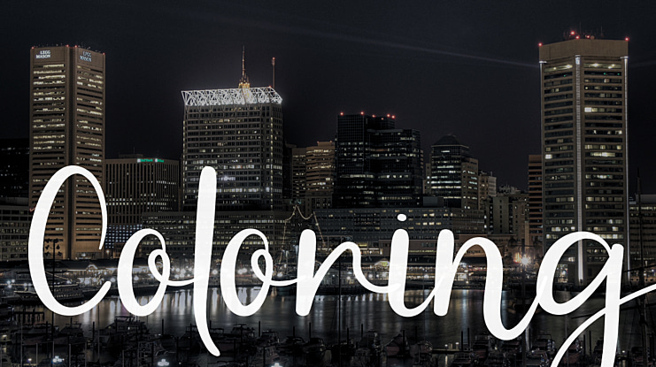 Coloring Font