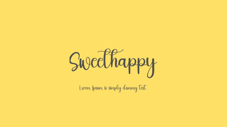 Sweethappy Font