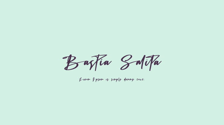 Bastia Salita Font