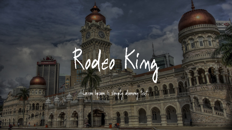 Rodeo King Font