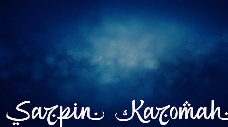 Sarpin Karomah Font
