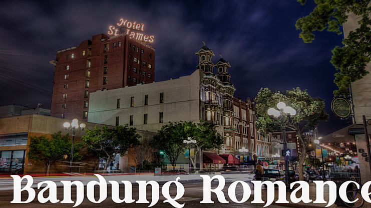 Bandung Romance Font