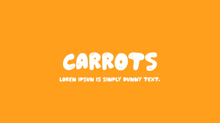 Carrots Font