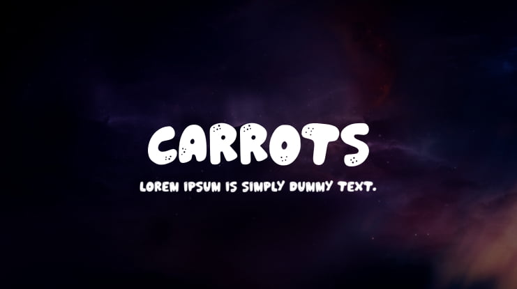 Carrots Font