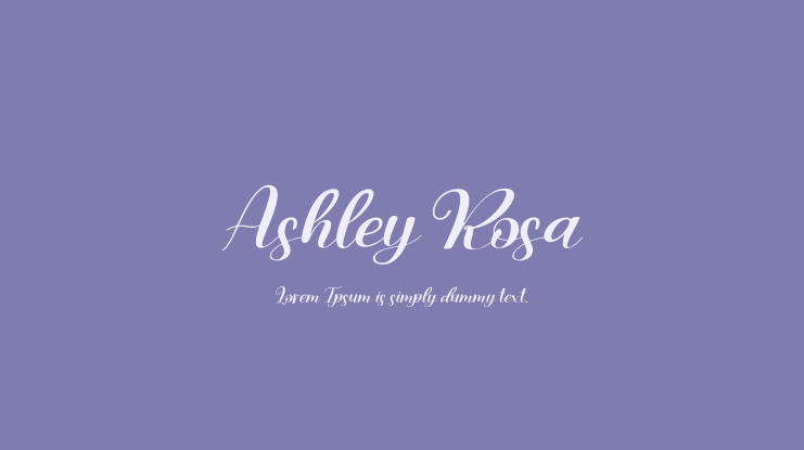 Ashley Rosa Font