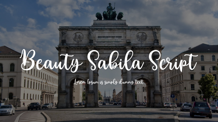 Beauty Sabila Script Font Family