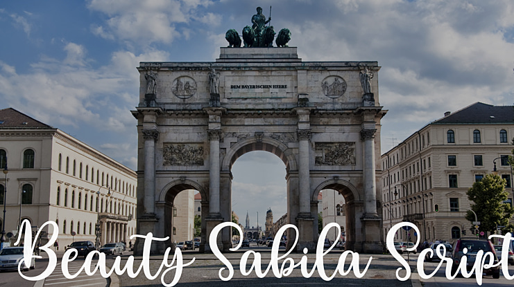 Beauty Sabila Script Font Family