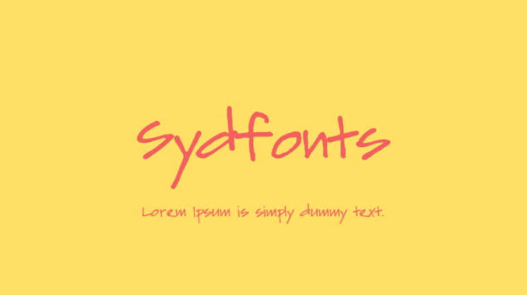 Sydfonts Font