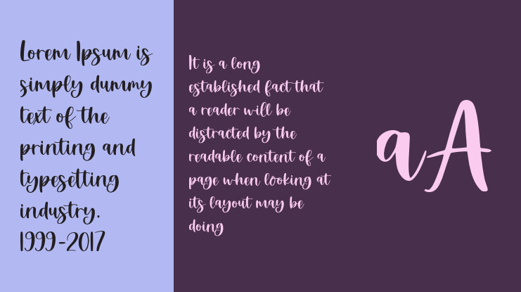 Lovely Bluebird Font Family