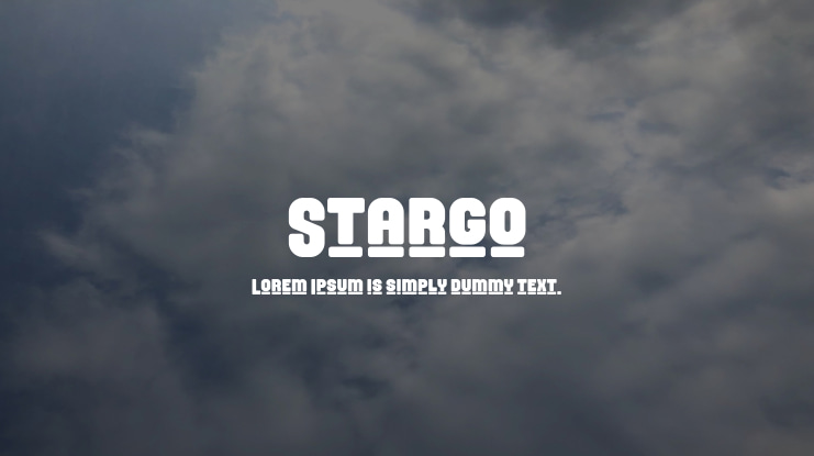 Stargo Font