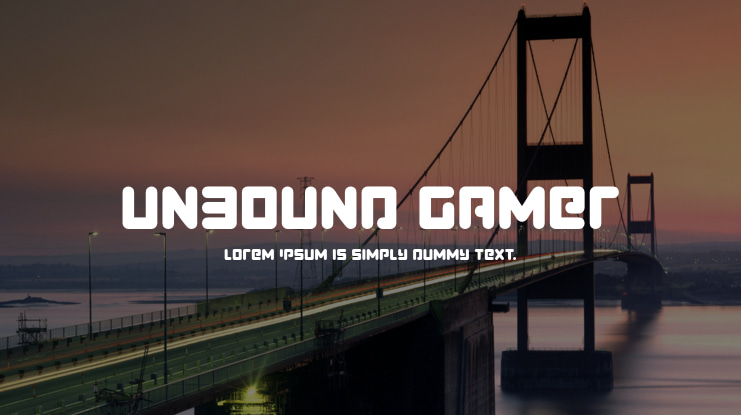 Unbound Gamer Font Family