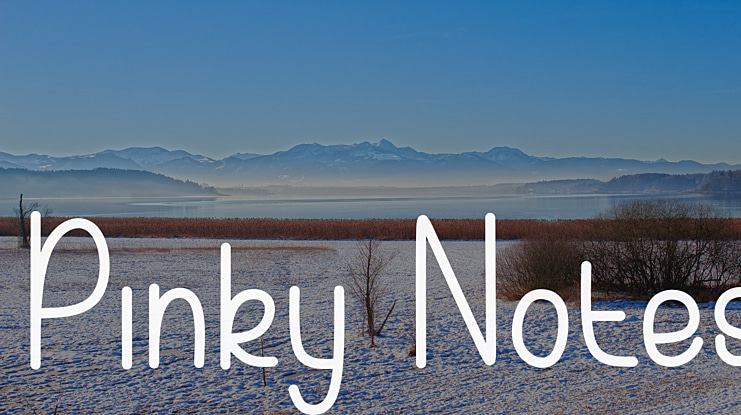 Pinky Notes Font