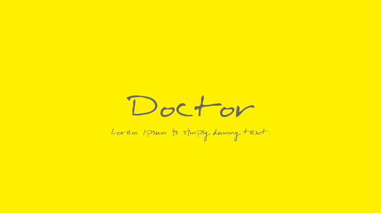 Doctor Font